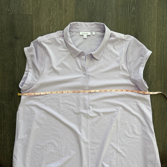 Chicos Womens UPF Protection Bungee Dress Lavender Sz 3 US XL Vacation Travel - Picture 4 of 7